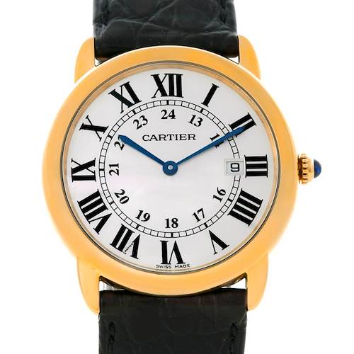Photo of Cartier Ronde Solo Gold and Steel Mens Watch W6700455