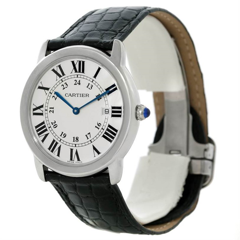 Cartier Ronde Solo Stainless Steel Mens Watch W6700255 SwissWatchExpo