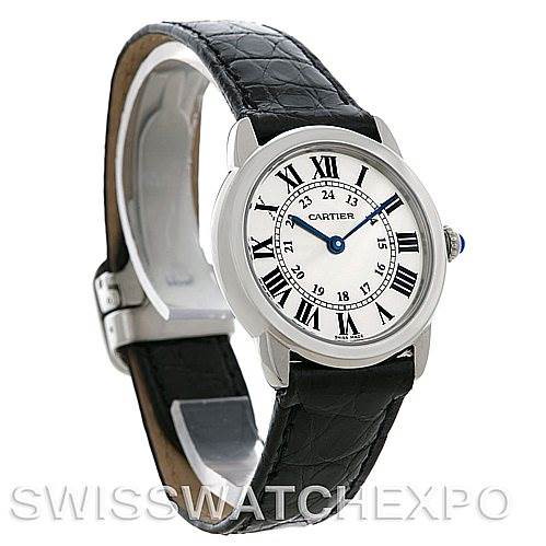 Cartier Ronde Solo Steel Ladies Watch W6700155 SwissWatchExpo