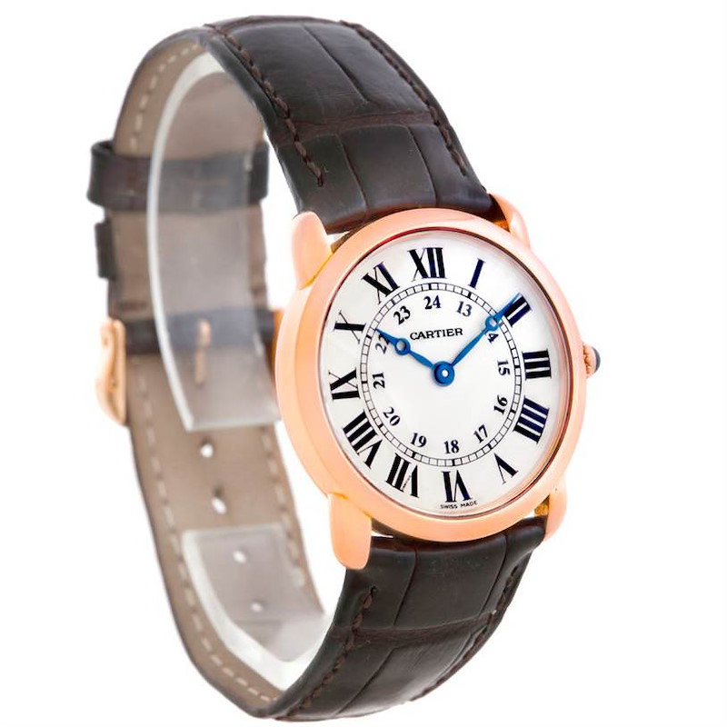 Cartier Ronde Louis 18K Rose Gold Ladies Watch W6800151 Unworn SwissWatchExpo