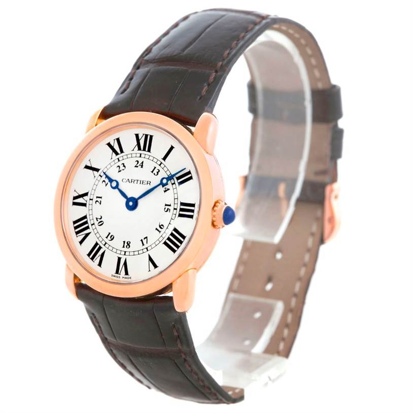 Cartier Ronde Louis 18K Rose Gold Ladies Watch W6800151 Unworn ...