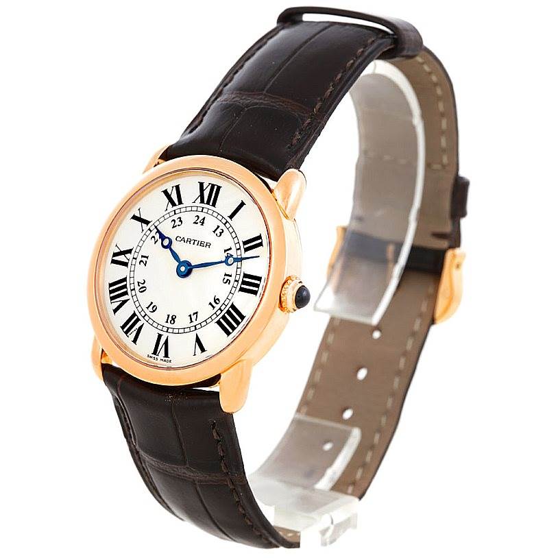 Cartier Ronde Louis 18K Rose Gold Ladies Watch W6800151 | SwissWatchExpo