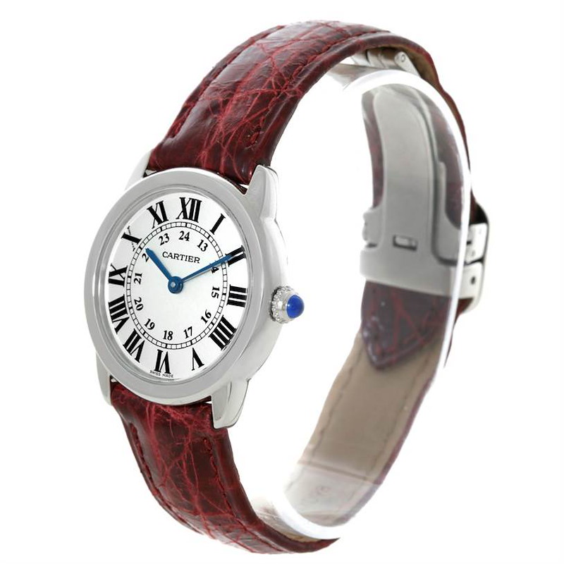 Cartier Ronde Solo Steel Ladies Watch W6700155 SwissWatchExpo