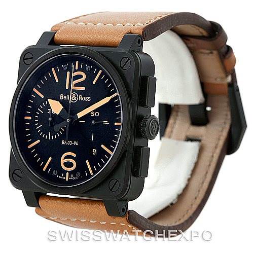 Bell & Ross Heritage Automatic Mens Watch BR-03-94 SwissWatchExpo