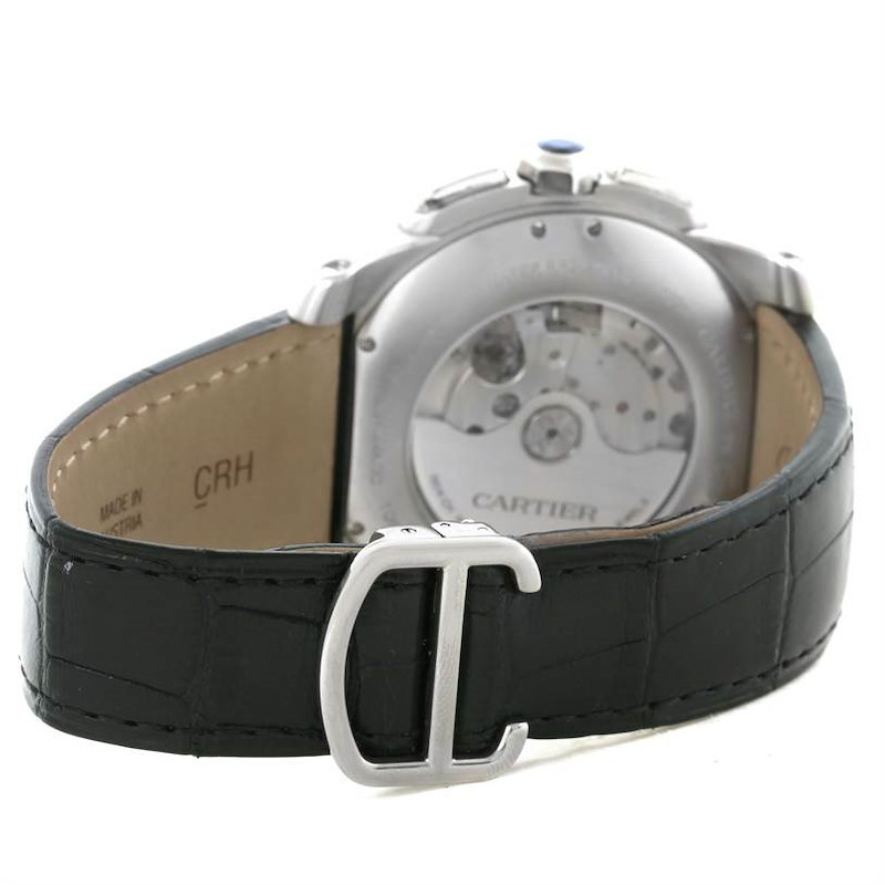 calibre de cartier watch 42mm steel w7100041