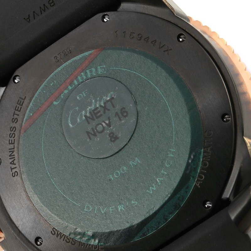 cartier calibre diver carbon