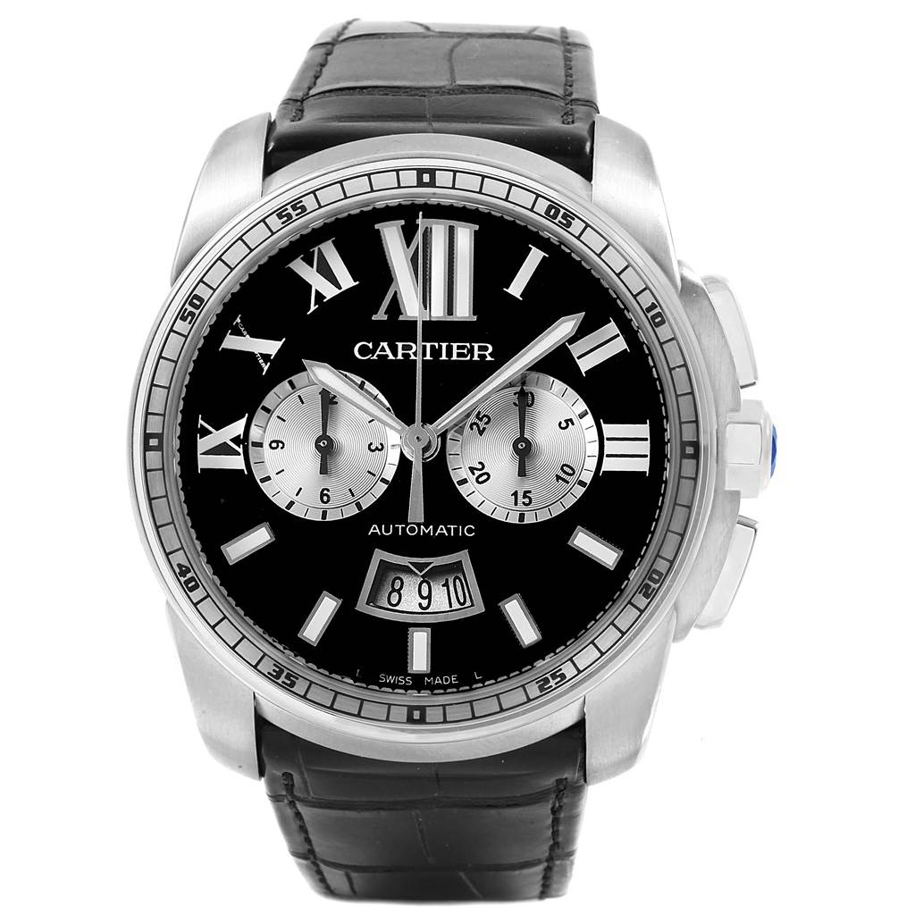 Cartier Calibre de Cartier Stainless Steel W7100060 | Stock 18139 ...