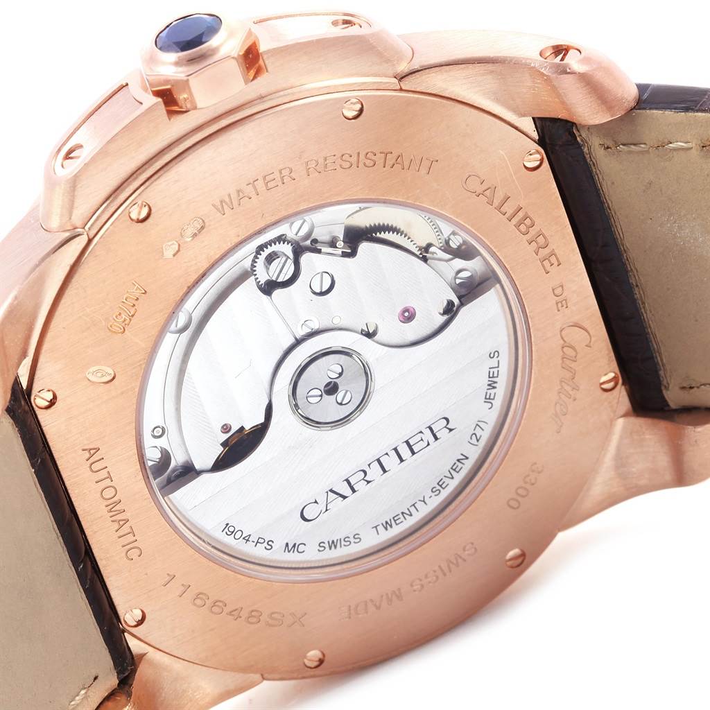 cartier rose gold calibre watch cartier rose gold calibre watch