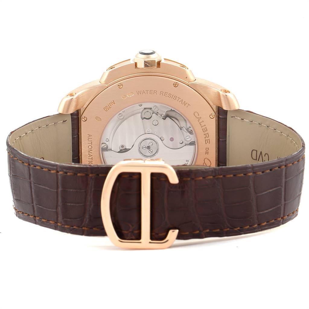 cartier calibre brown