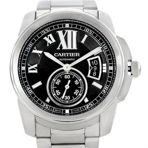 Photo of Calibre De Cartier Stainless Steel Automatic Mens Watch W7100016