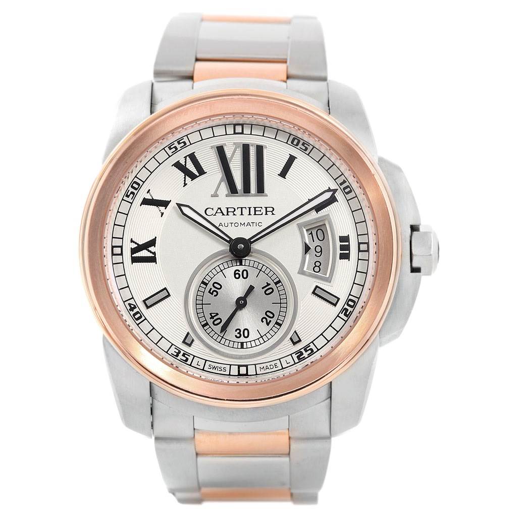 cartier rose gold calibre watch cartier rose gold calibre watch
