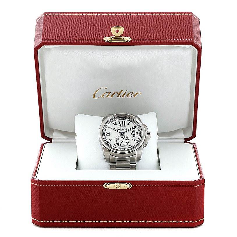 Cartier Calibre de Cartier Stainless Steel W7100015 | Stock 8533 ...