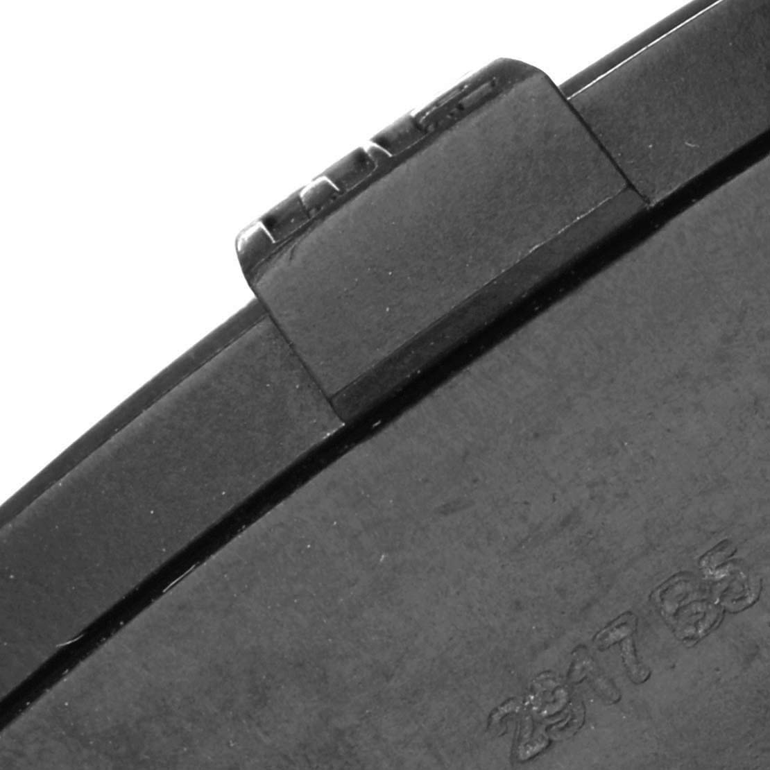 This is a close-up view of the clasp mechanism on a Breitling Avenger XB1210E4/BE89 Men's Titanium Black Dial XB1210E4/BE89 Men's Titanium Black Dial watch.