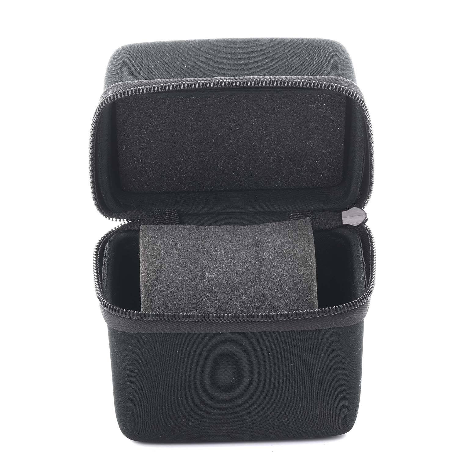 The image shows an open protective case for the Breitling Bentley VB0432AU/BE25-222S Men's Titanium Mother of Pearl Dial VB0432AU/BE25-222S Men's Titanium Mother of Pearl Dial model watch, featuring a foam cushion inside.