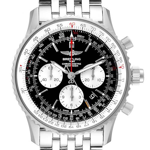 Photo of Breitling Navitimer Rattrapante Chronograph Mens Watch AB0310 Box Papers