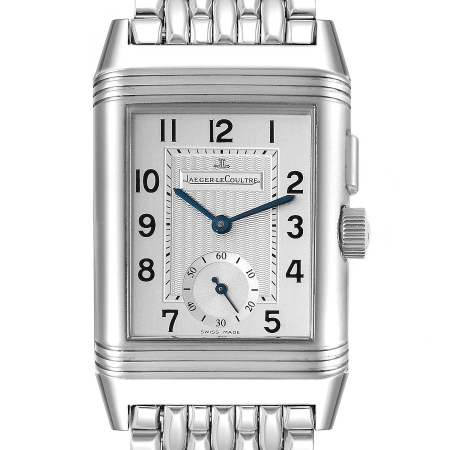 Jaeger LeCoultre Reverso Duo Day Night Watch 272.8.54 Q2718110 Box Papers SwissWatchExpo