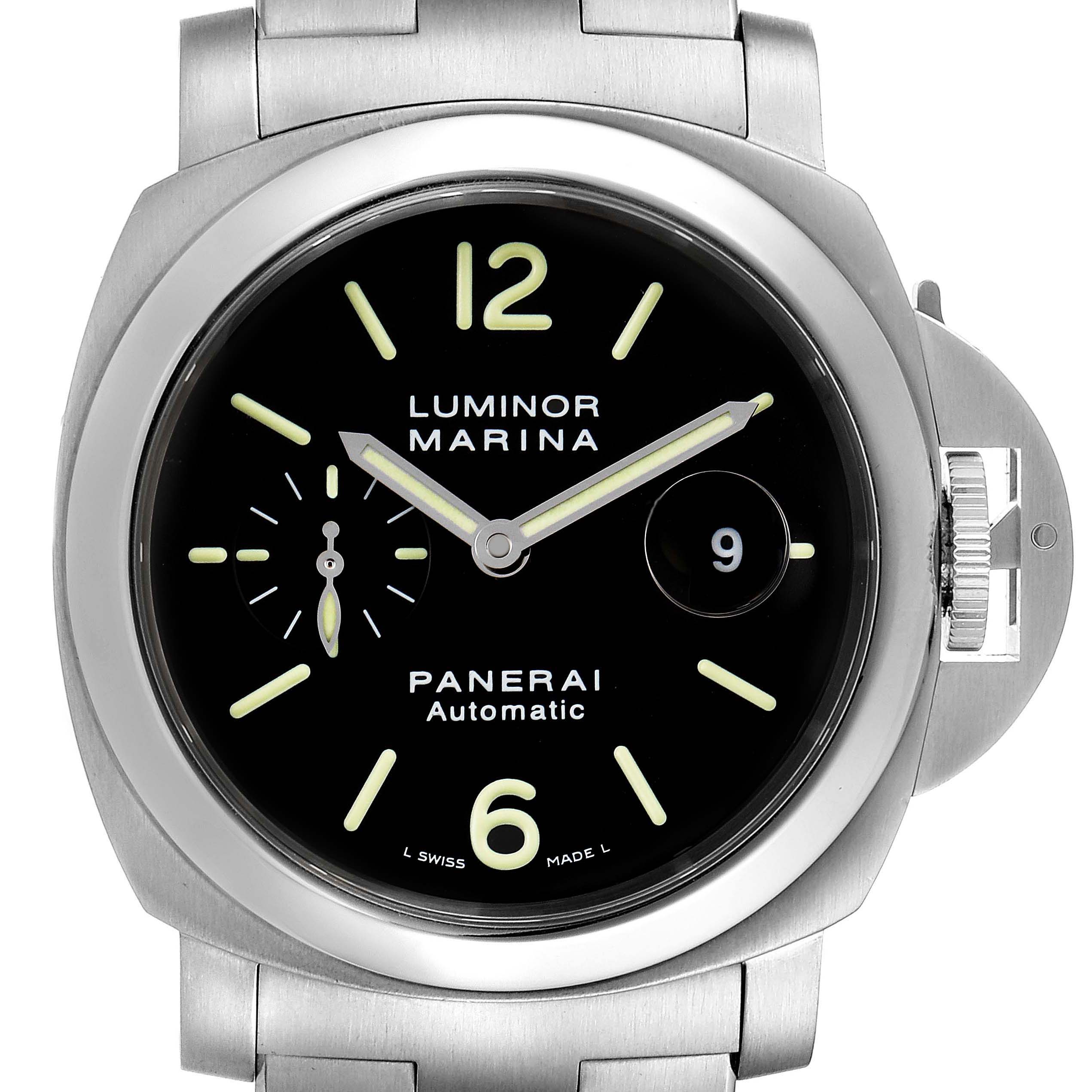 Panerai Luminor Marina Automatic 44mm Steel Mens Watch