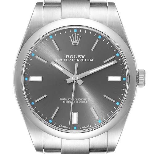 Photo of NOT FOR SALE Rolex Oyster Perpetual 39 Rhodium Dial Steel Mens Watch 114300 PARTIAL PAYMENT