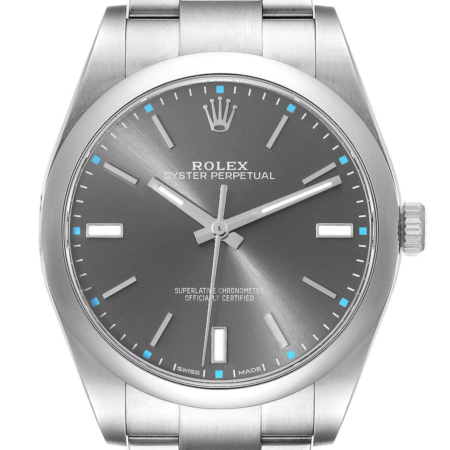 NOT FOR SALE Rolex Oyster Perpetual 39 Rhodium Dial Steel Mens Watch 114300 PARTIAL PAYMENT SwissWatchExpo