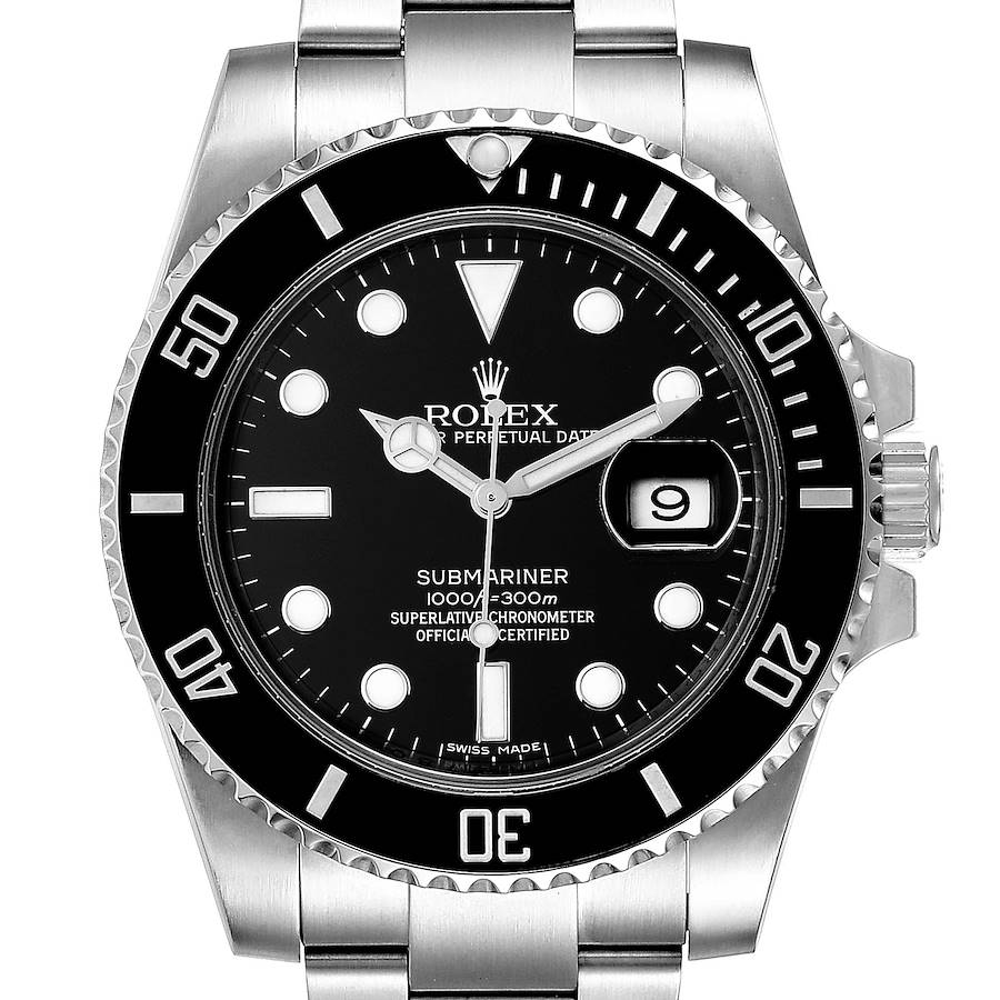 Rolex Submariner Ceramic Bezel Steel Mens Watch 116610 Box Card SwissWatchExpo