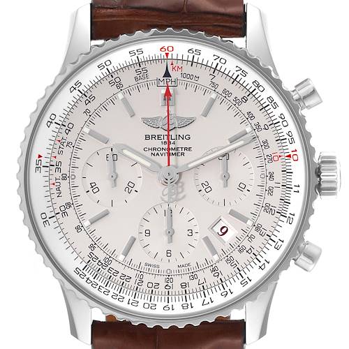 Photo of Breitling Navitimer 01 Limited Edition Silver Dial Steel Mens Watch AB0123