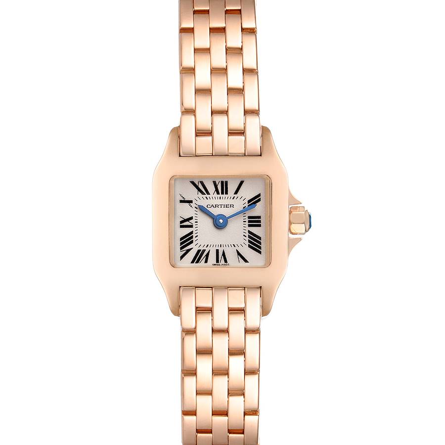 Cartier Santos Demoiselle 19mm Rose Gold Ladies Watch W25077X9 SwissWatchExpo