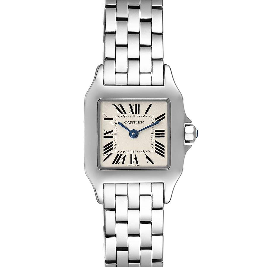 Cartier Santos Demoiselle Stainless Steel Ladies Watch W25064Z5 Box Papers SwissWatchExpo