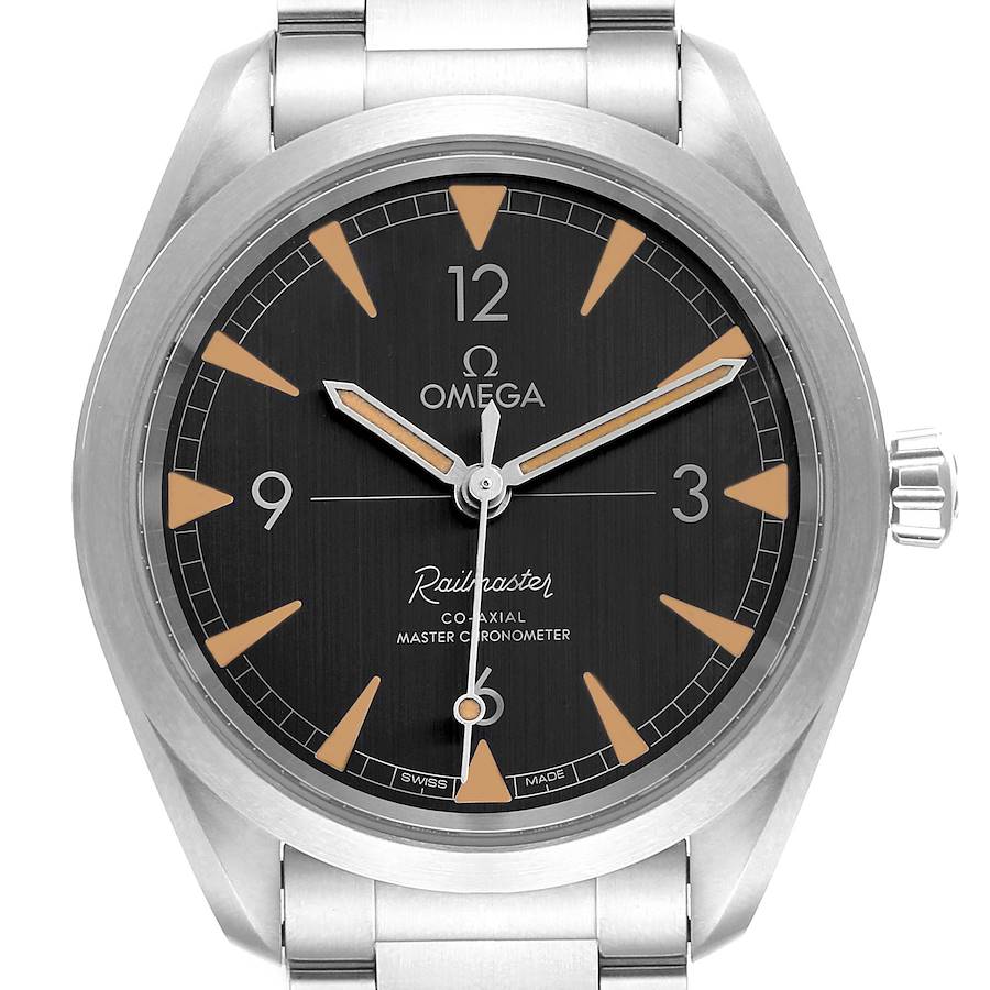 Omega Railmaster Co-Axial Master Mens Watch 220.10.40.20.01.001 Box Card SwissWatchExpo