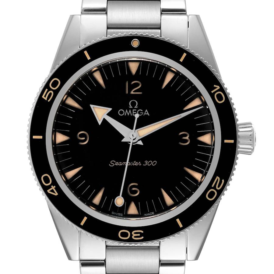 Omega Seamaster 300 Co-Axial Steel Mens Watch 234.30.41.21.01.001 Box Card SwissWatchExpo