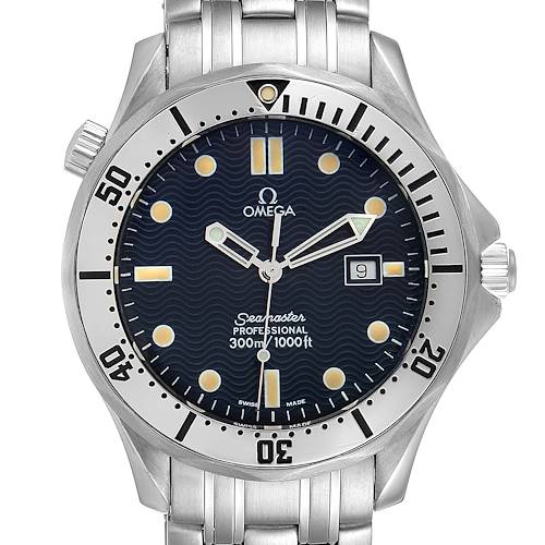 Photo of Omega Seamaster 300m Blue Wave Dial 41mm Mens Watch 2542.80.00