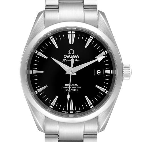 Photo of Omega Seamaster Aqua Terra Black Dial Steel Mens Watch 2503.50.00
