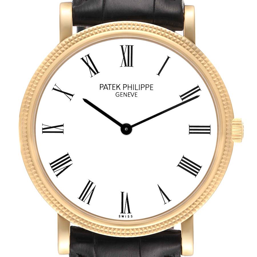 NOT FOR SALE Patek Philippe Calatrava Yellow Gold Automatic Mens Watch 5120 Papers PARTIAL PAYMENT SwissWatchExpo