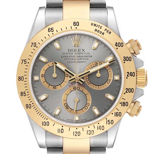 Photo of Rolex Daytona Silver Dial Steel Yellow Gold Mens Watch 116523