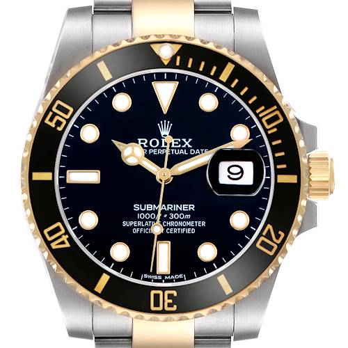 Photo of Rolex Submariner Steel Yellow Gold Mens Watch 116613