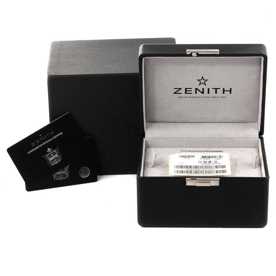 Zenith el primero rattrapante chronograph hot sale