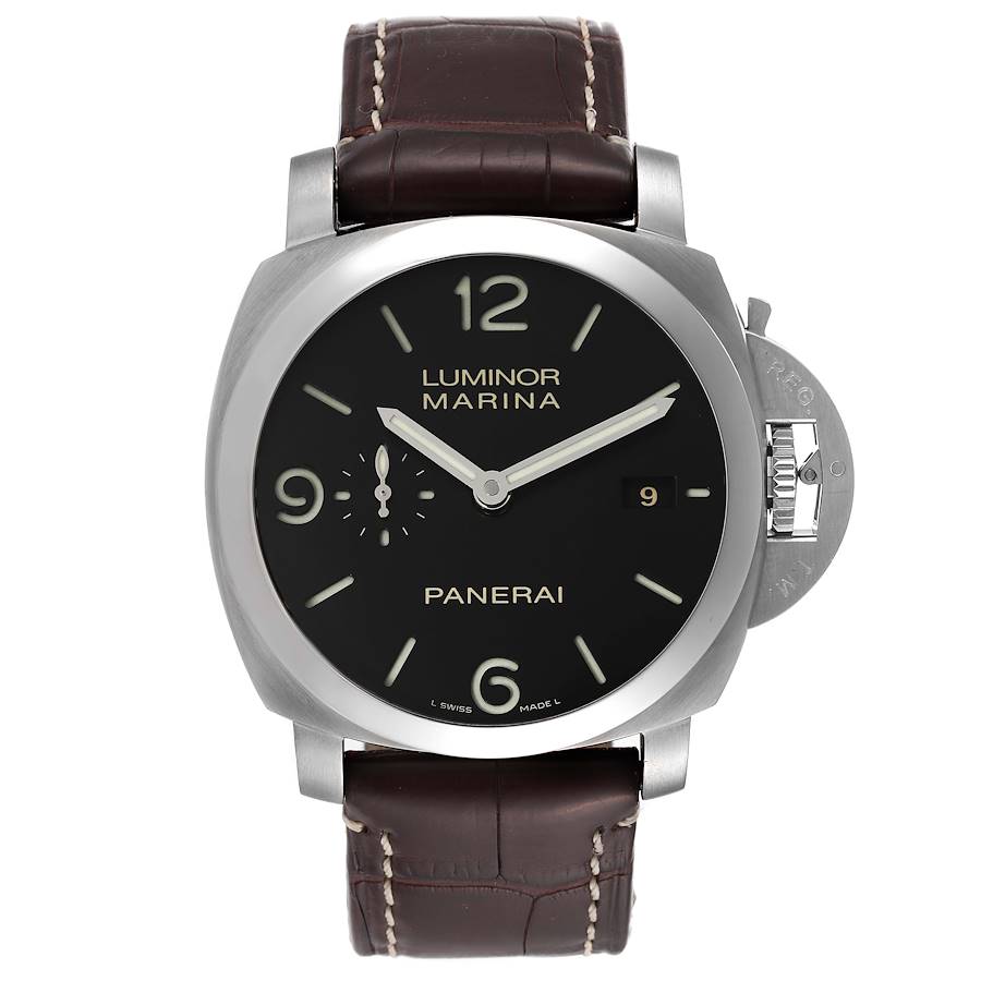 Panerai Luminor 1950 Marina Mens 44mm Watch PAM00312 Box Papers