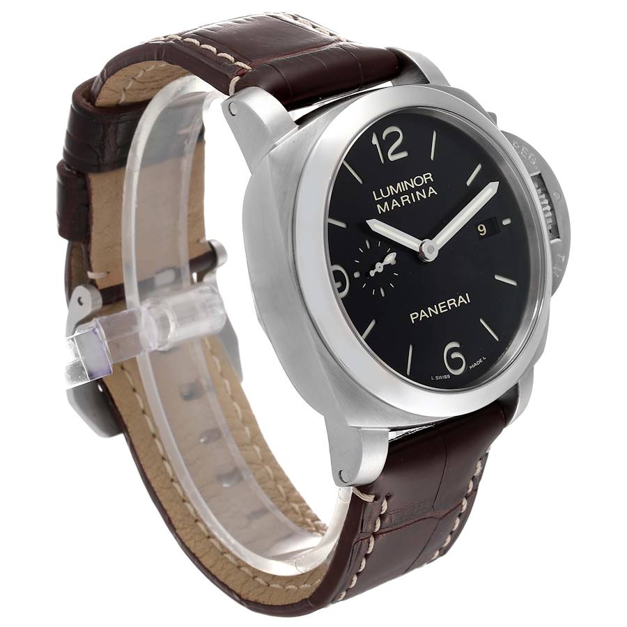 Panerai Luminor 1950 Marina Mens 44mm Watch PAM00312 Box Papers