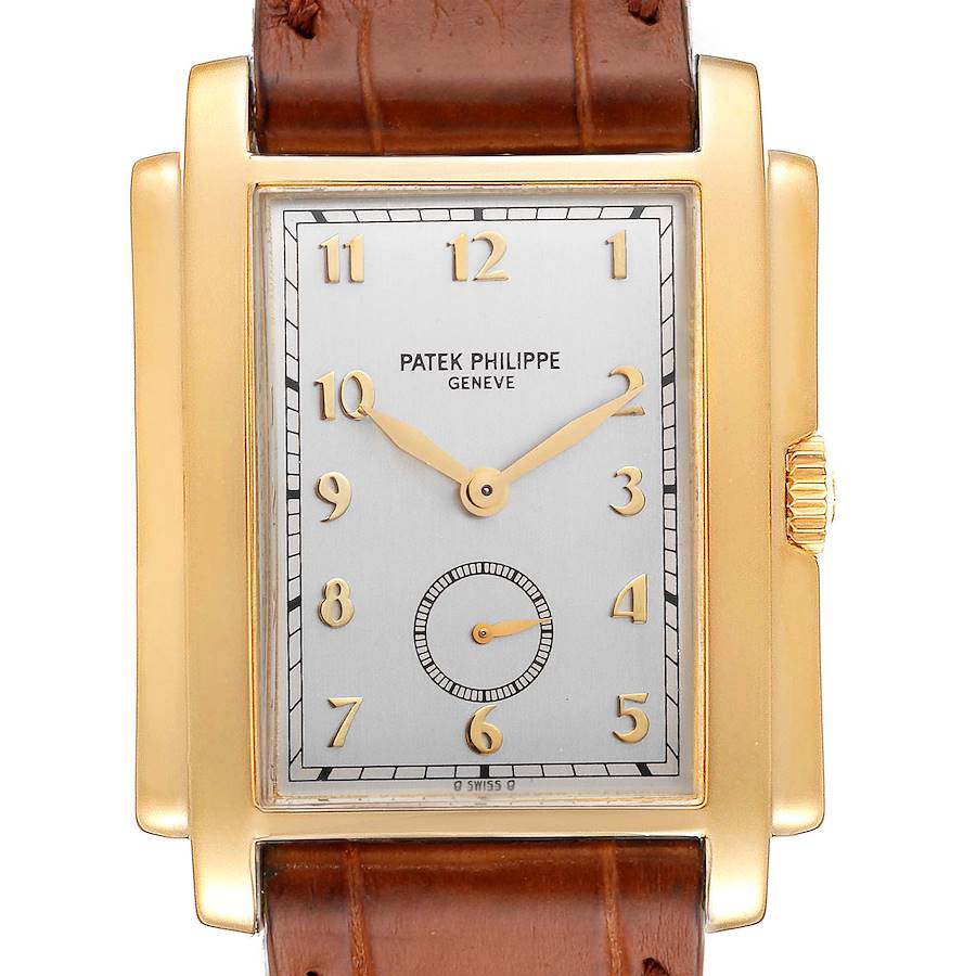 Patek Philippe Gondolo Yellow Gold Small Seconds Mens Watch 5024 Papers SwissWatchExpo