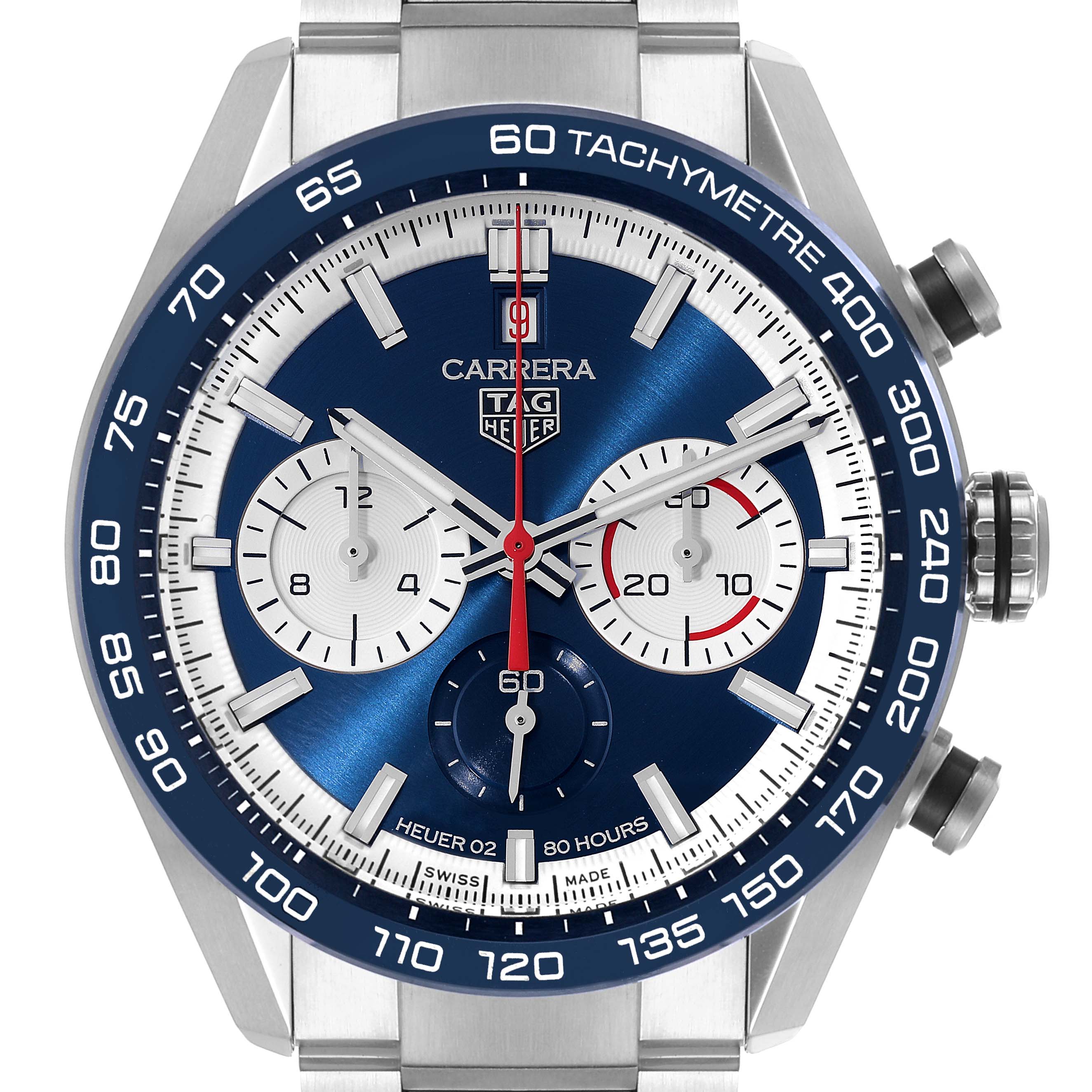 Tag Heuer Carrera 160 Years Anniversary Blue Dial Steel Watch