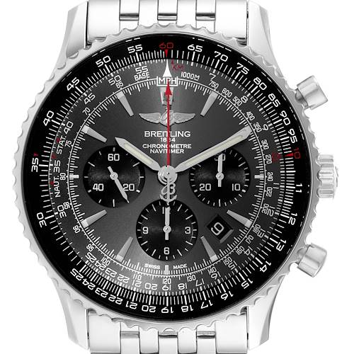 Photo of Breitling Navitimer 01 Limited Edition Steel Mens Watch AB0127 Box Card