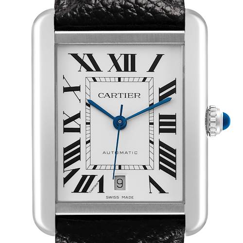 Photo of Cartier Tank Solo XL Steel Silver Dial Mens Watch W5200027
