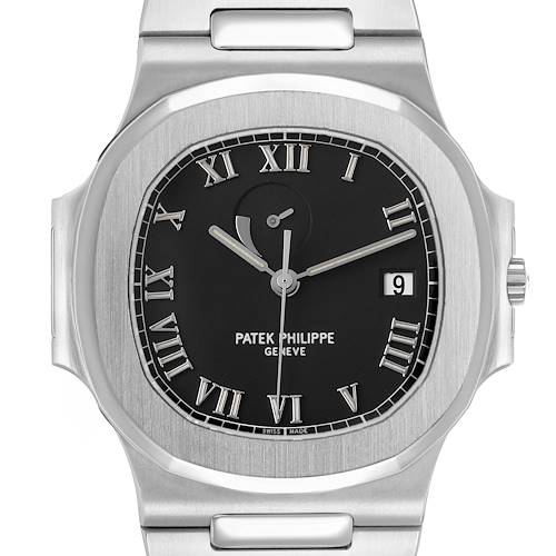 Photo of Patek Philippe Nautilus Power Reserve Steel Mens Watch 3710 Box Papers