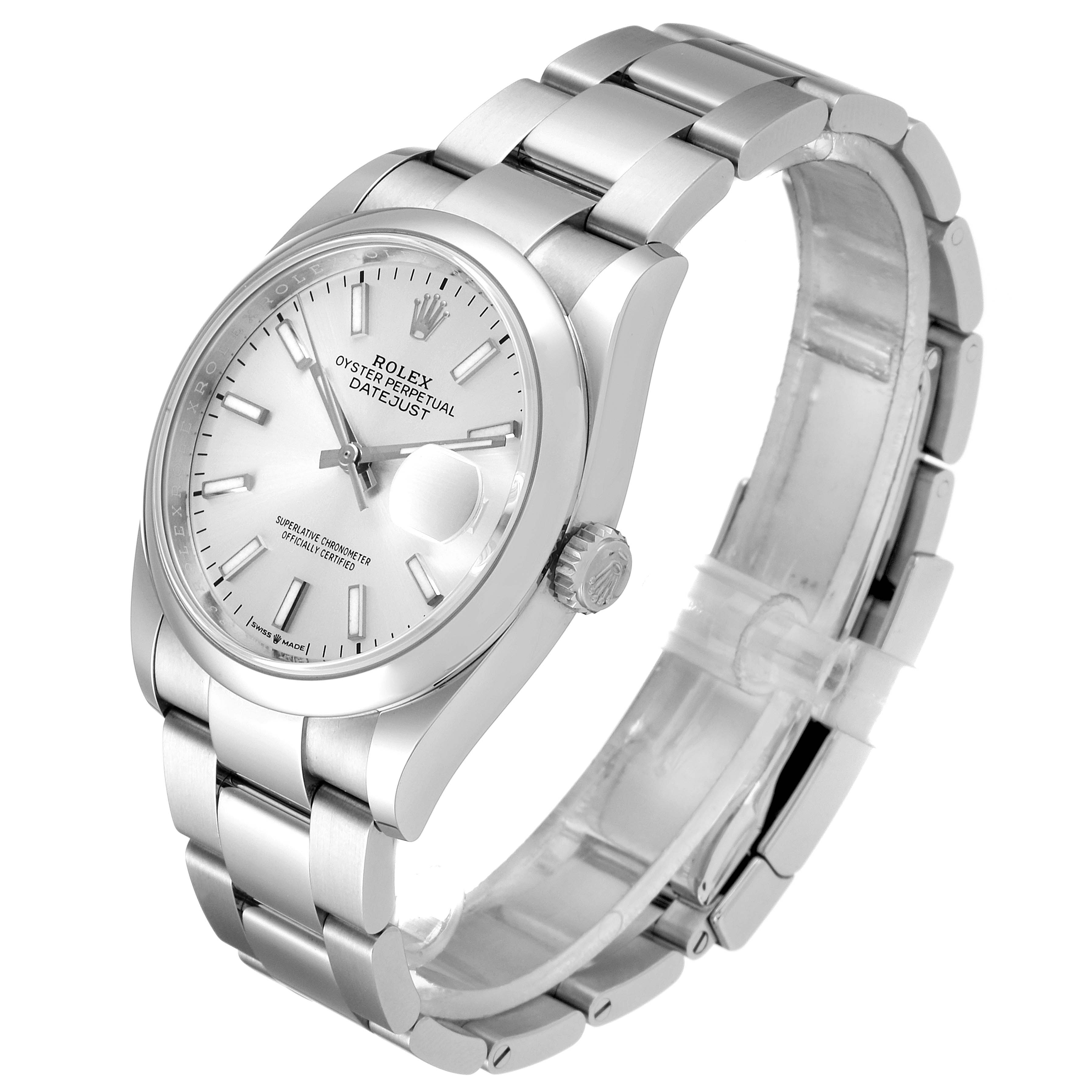 datejust 36 silver dial