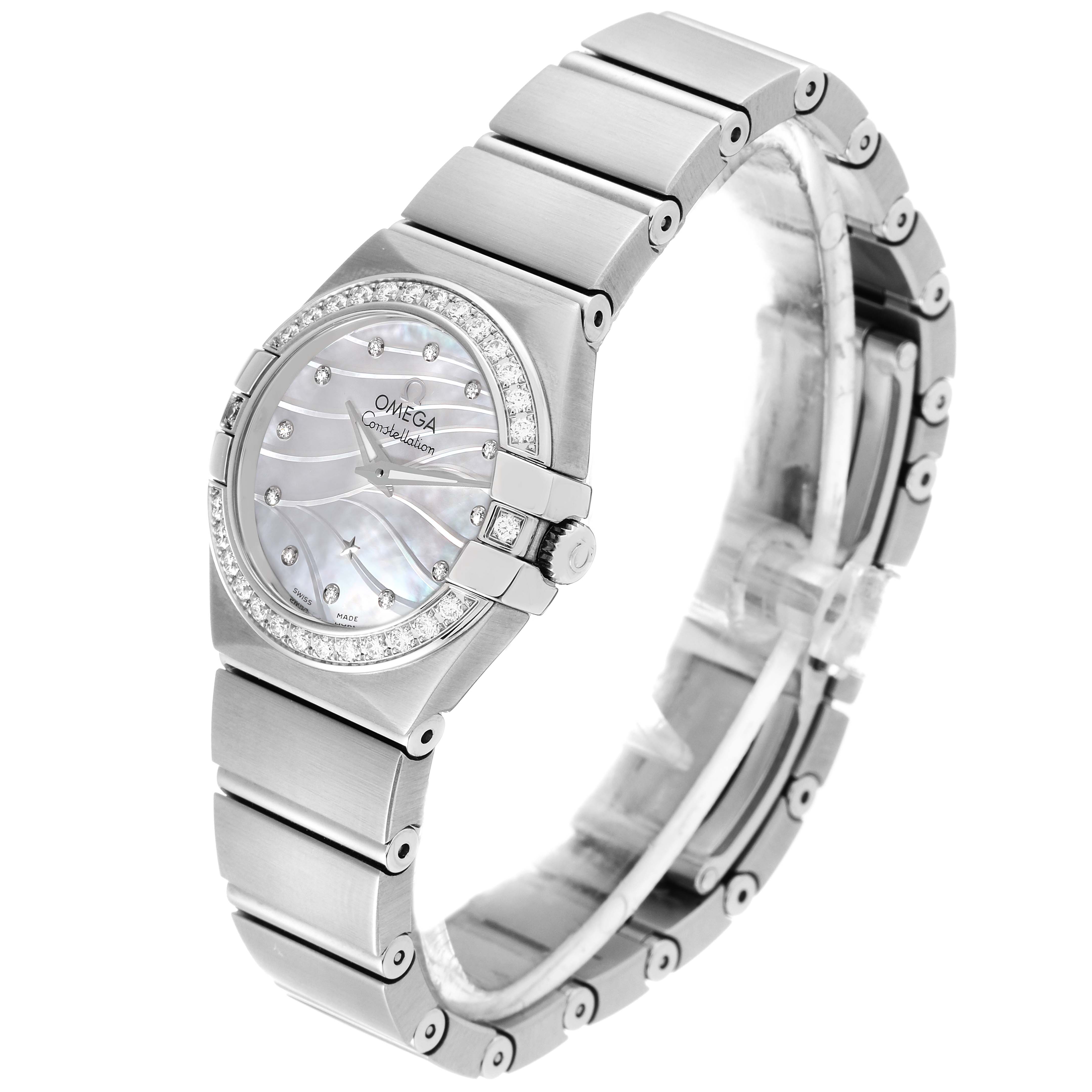 Omega Constellation Mother of Pearl Diamond Ladies Watch 123.15.24.60 ...