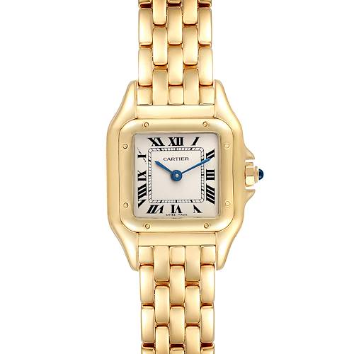 Photo of Cartier Panthere Small Yellow Gold Silver Dial Watch W25022B9