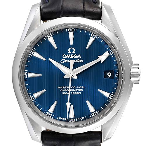 Photo of Not For Sale -  Omega Seamaster Aqua Terra Blue Dial Watch 231.13.39.21.03.001 Box Card