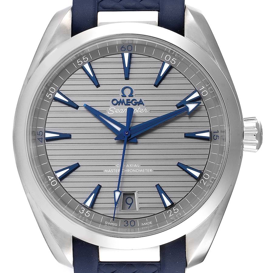 Omega Seamaster Aqua Terra Grey Dial Watch 220.12.41.21.06.001 Unworn SwissWatchExpo