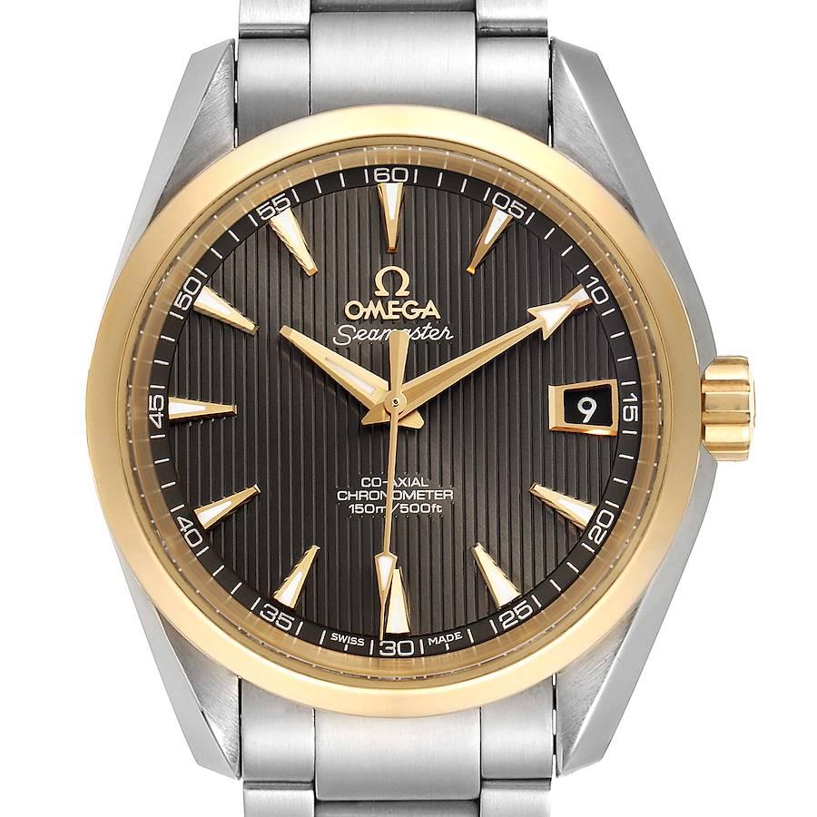 NOT FOR SALE Omega Seamaster Aqua Terra Steel Yellow Gold Watch 231.20.39.21.06.004 PARTIAL PAYMENT SwissWatchExpo