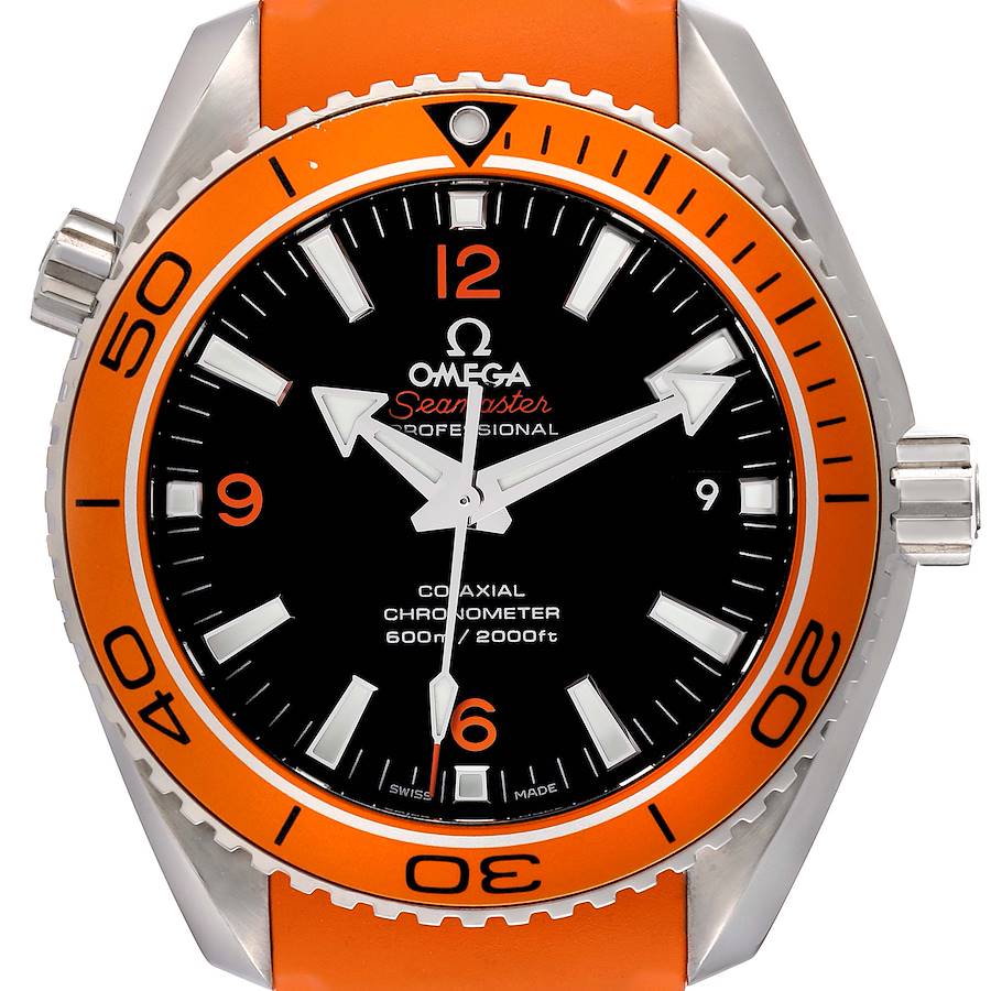 Omega Seamaster Planet Ocean 42mm Mens Watch 232.32.42.21.01.001 Box Card SwissWatchExpo