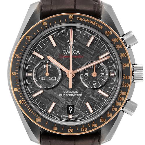 Photo of Omega Speedmaster Grey Side of the Moon Watch 311.63.44.51.99.001 Box Card
